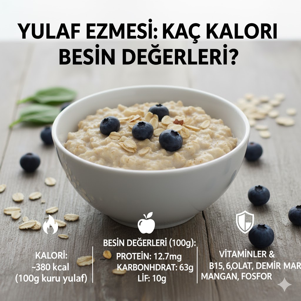 Yulaf Ezmesi Kaç Kalori? Besin Değerleri