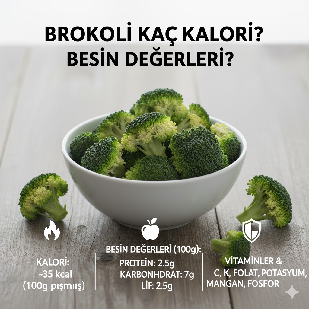 Brokoli Kaç Kalori? Besin Değerleri, Faydaları ve En Sağlıklı Pişirme Yöntemi