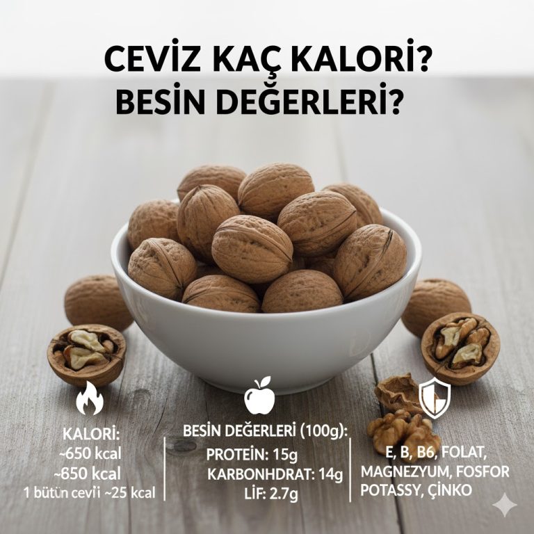 Ceviz Kaç Kalori? Besin Değerleri, Faydaları ve Ceviz Suyu Zayıflatır mı?