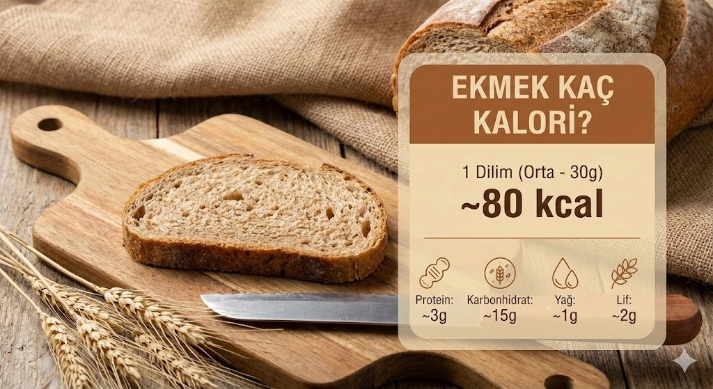 Ekmek Kaç Kalori? Beyaz Ekmek mi Tam Buğday mı? Besin Değerleri