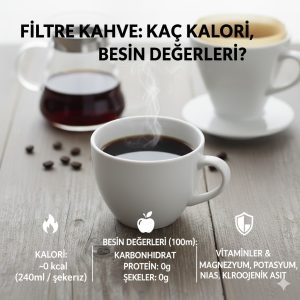 Filtre Kahve Kaç Kalori? Kafein Miktarı, Faydaları ve Zayıflatır mı?