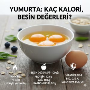 Yumurta Kaç Kalori? Besin Değerleri, Faydaları
