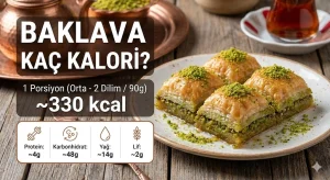 Baklava Kaç Kalori? Fıstıklı ve Cevizli Baklava Kilo Aldırır mı?