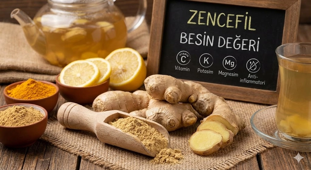Zencefil Kaç Kalori? Zencefil Faydaları, Zayıflatır mı?