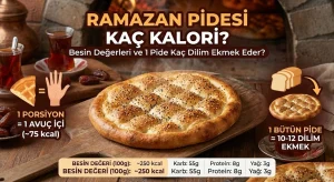 Ramazan Pidesi Kaç Kalori? Besin Değerleri ve 1 Pide Kaç Dilim Ekmek Eder?