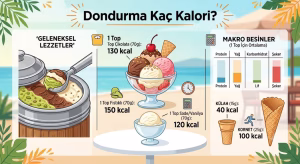 Dondurma Kaç Kalori? 1 Top, Külah ve Maraş Dondurması (Güncel Değerler)